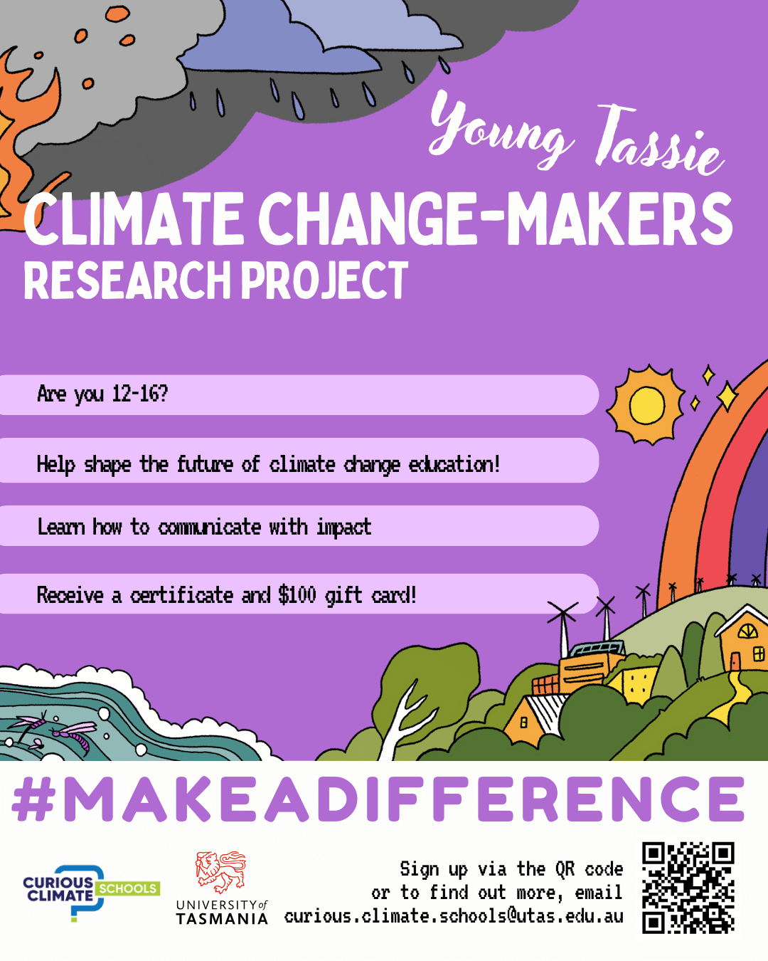 Young Tassie Climate Change-Makers Research Project